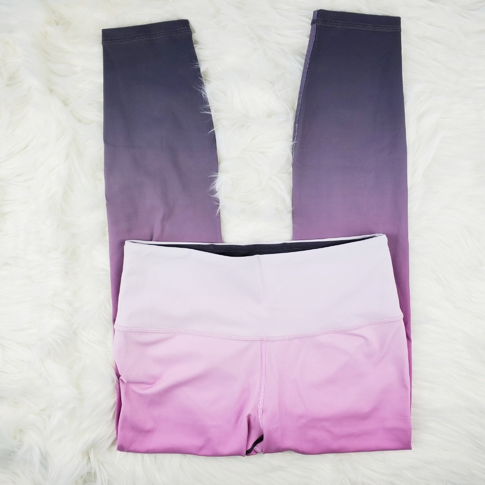 NWOT Athleta Pink Elation Ombre 7/8 Leggings - Picture 3 of 7